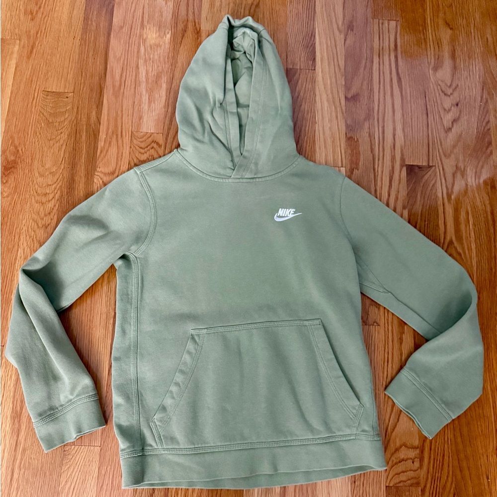 Nike Hoodie Green YXL